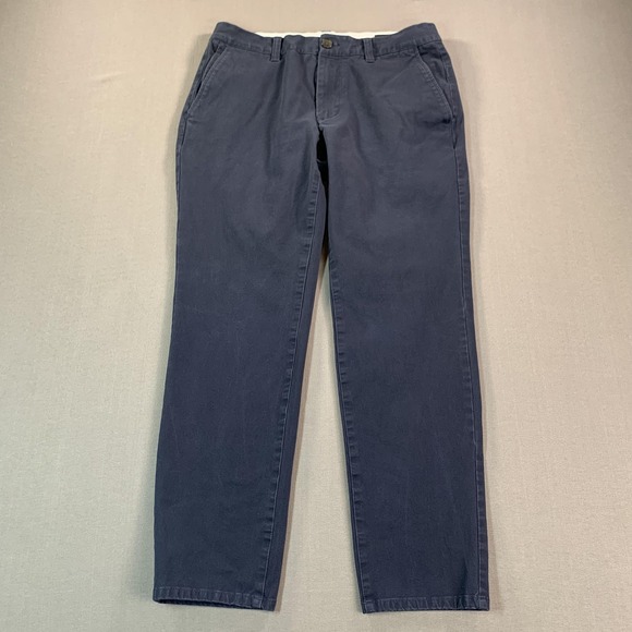 Bonobos Pants Mens 31x27 FIT* Lot 2 Blue Gray Slim Taper Stretch Chino Casual - Picture 2 of 16